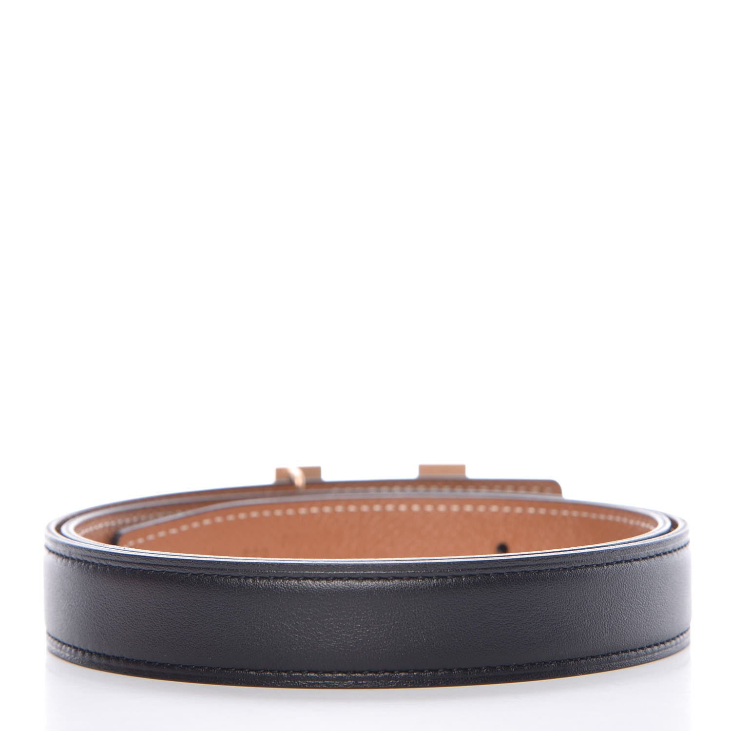 Hermes Swift Epsom 24mm Mini Constance H Belt 75 Black Gold 3 of 7