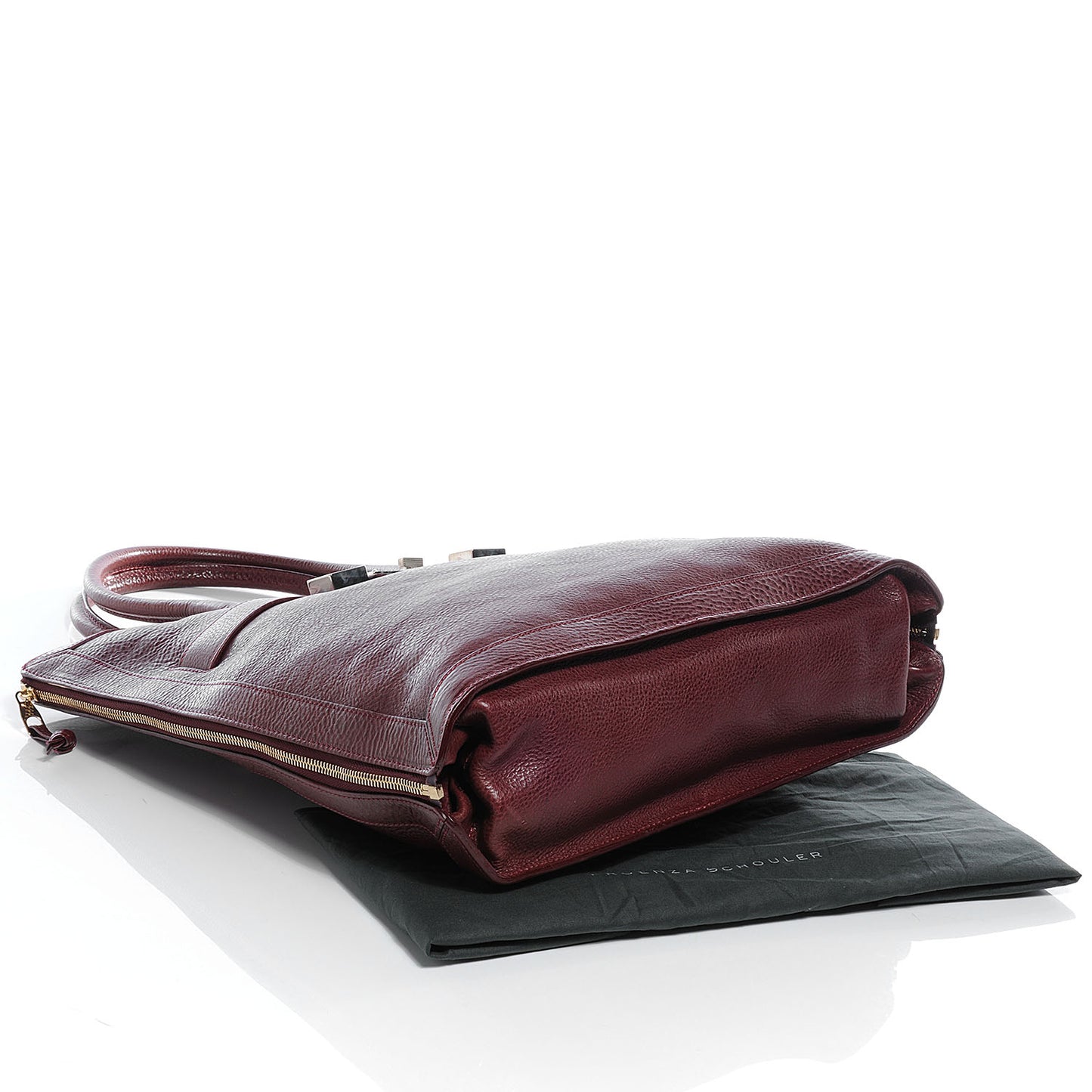 Leather PS11 Tote Burgundy