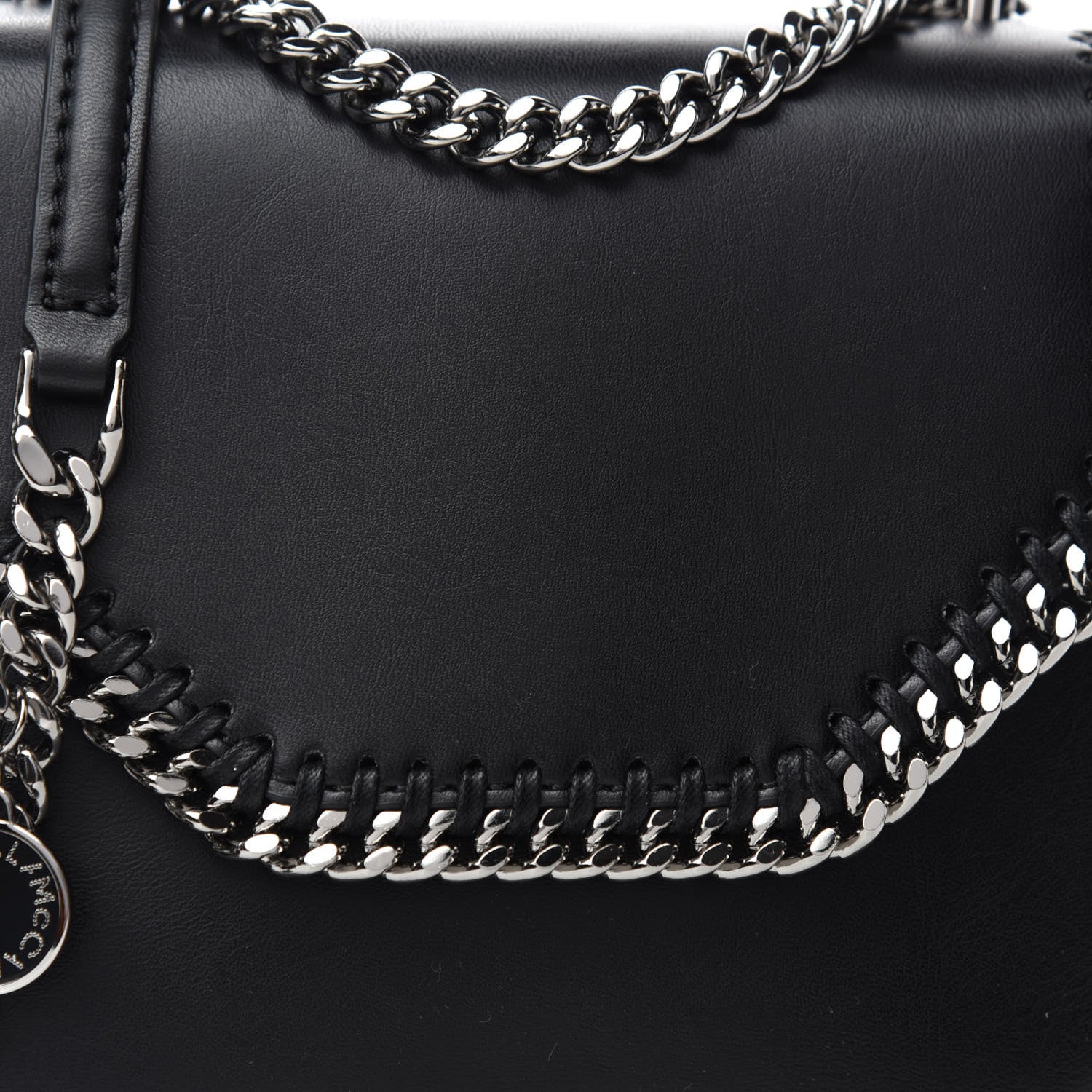Stella McCartney Eco Alter Nappa Medium Falabella Box Shoulder Bag Black 9 of 9