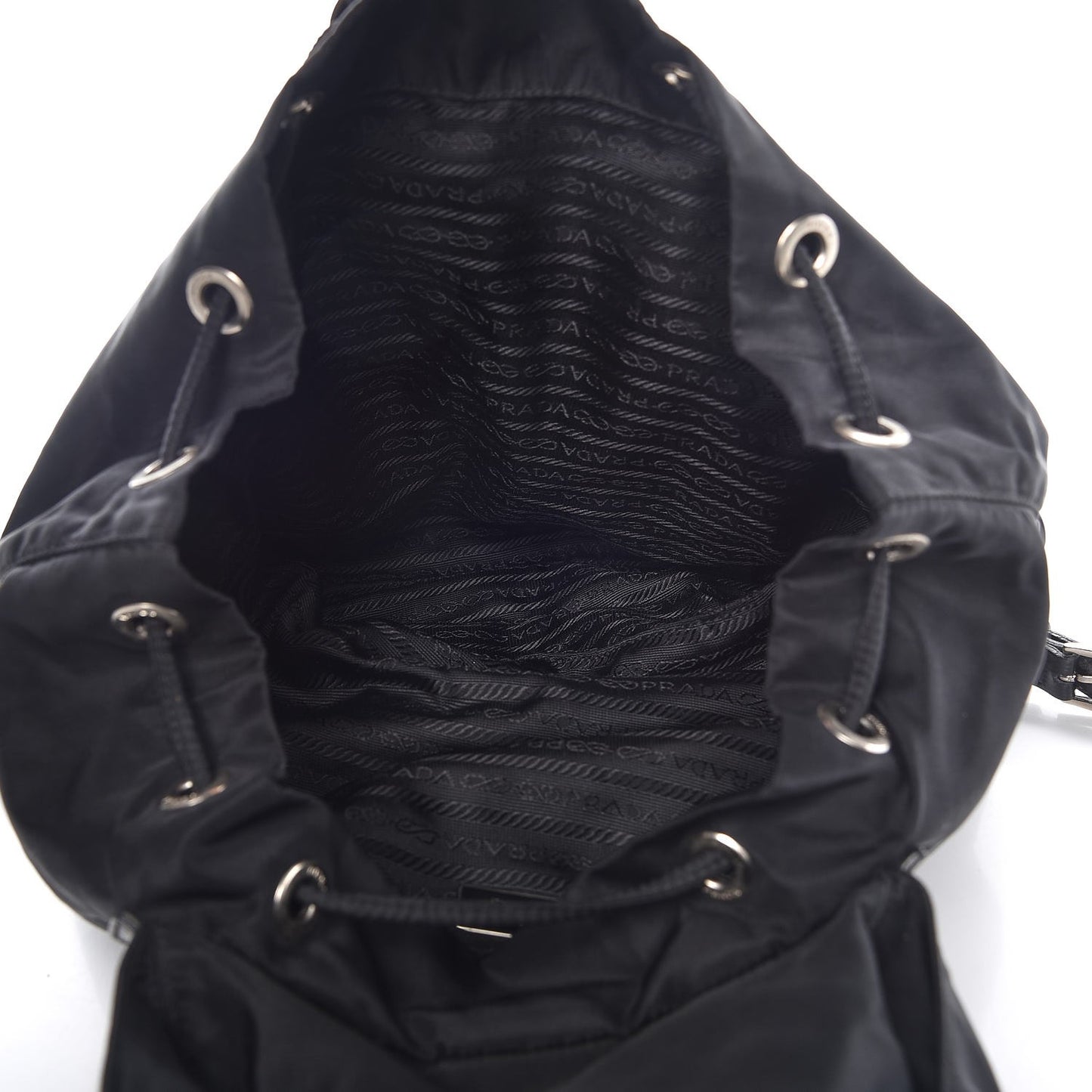 Nylon Vela Medium Backpack Black