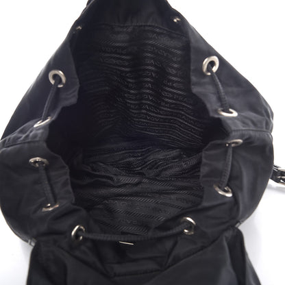 Prada Nylon Vela Medium Backpack Black 5 of 7