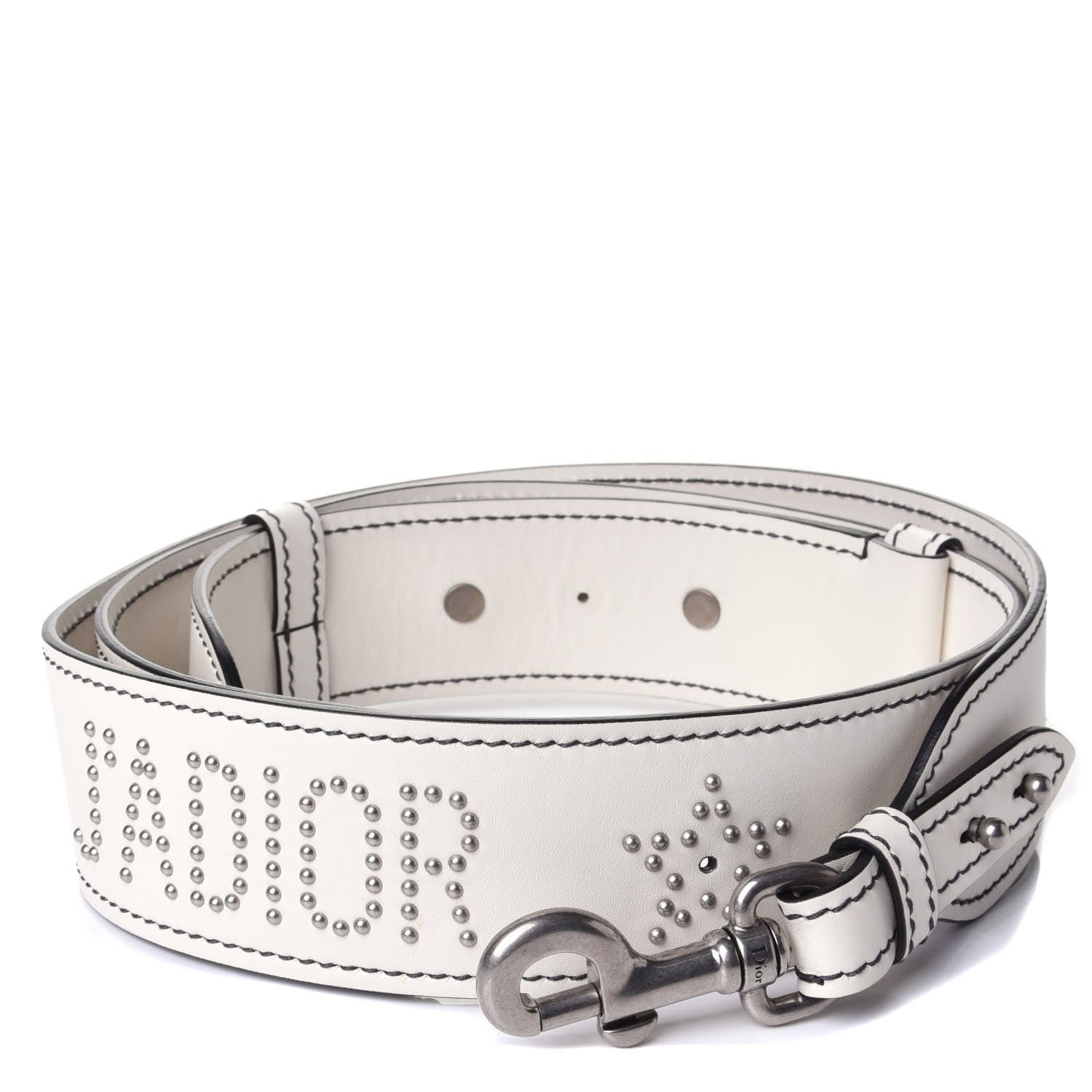 Christian Dior Calfskin Studded J'Adior Shoulder Strap White 1 of 4