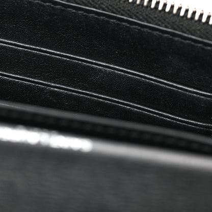 Saint Laurent Calfskin Monogram Sunset Chain Wallet Black 9 of 10