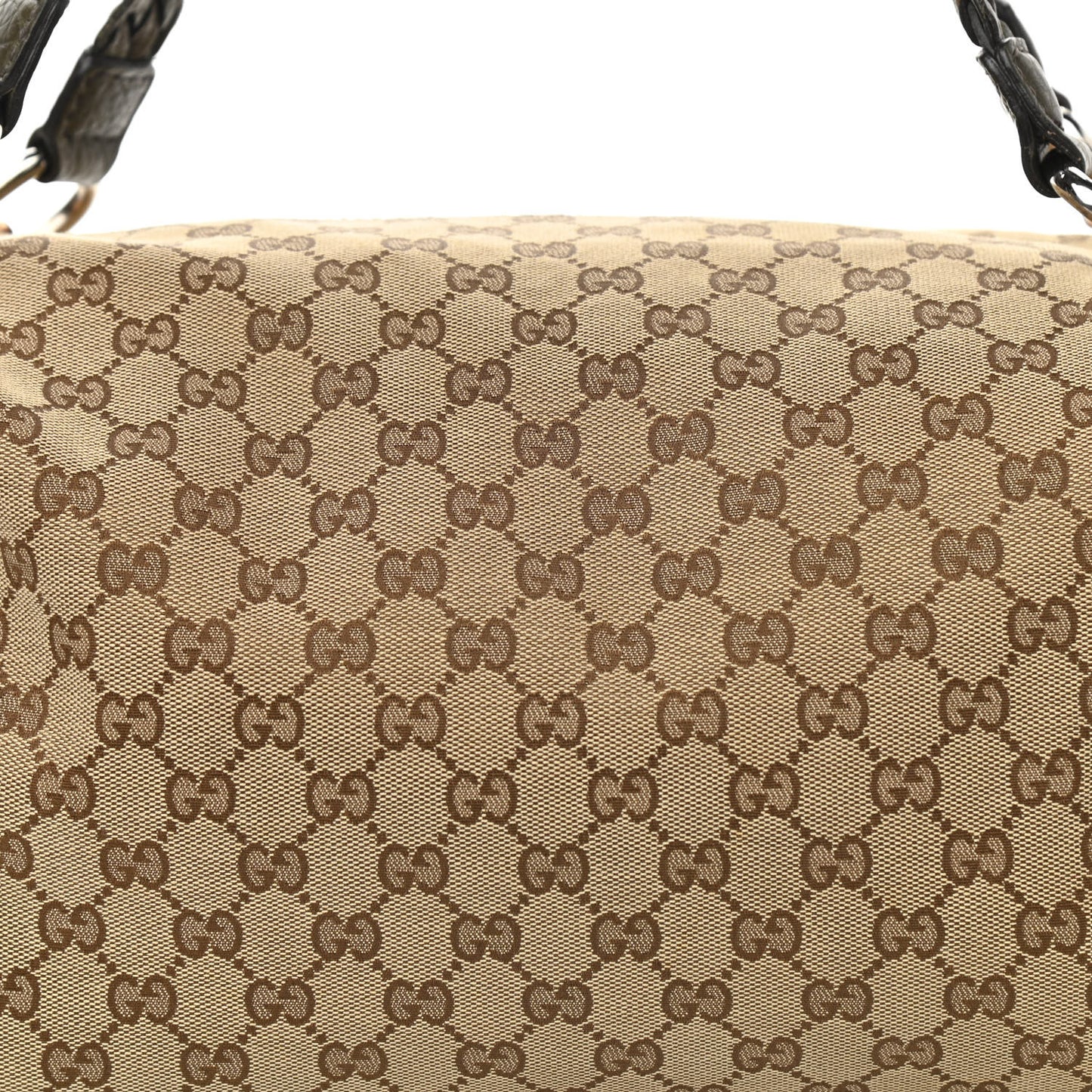 Monogram Bamboo Bar Medium Tote Olive