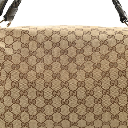 Gucci Monogram Bamboo Bar Medium Tote Olive 7 of 12