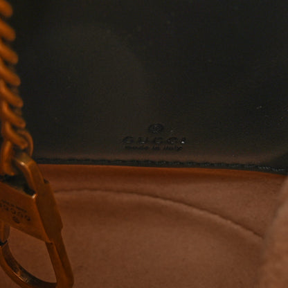 Gucci Calfskin Matelasse Mini GG Marmont 2.0 Bucket Bag Black 6 of 9