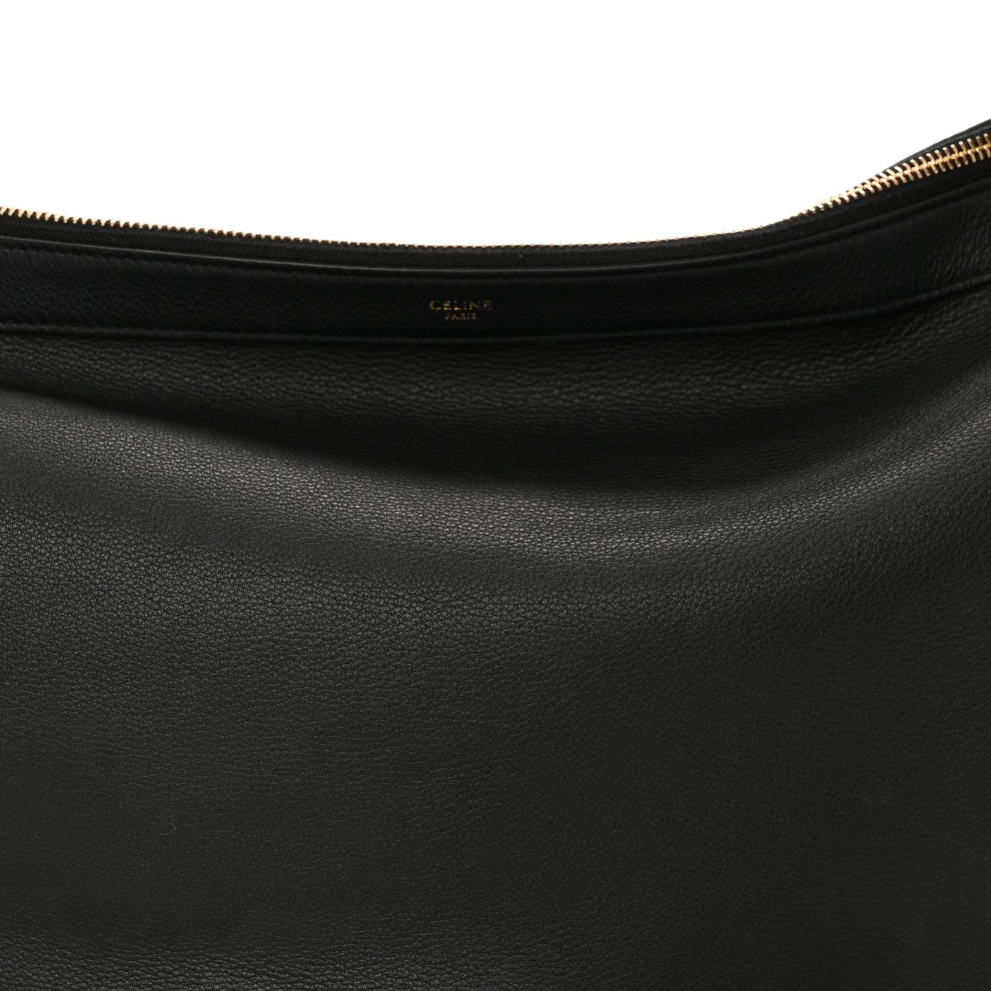 Supple Calfskin Medium Strap Leandre Shoulder Bag Black