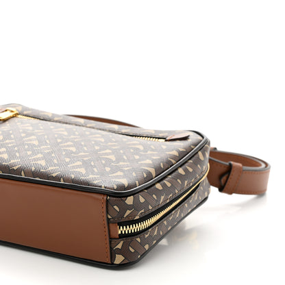 Burberry E-Canvas Monogram Camera Bag Bridle Brown 9 of 9