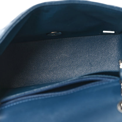 Chanel Lambskin Quilted Mini Square Flap Dark Blue 5 of 10