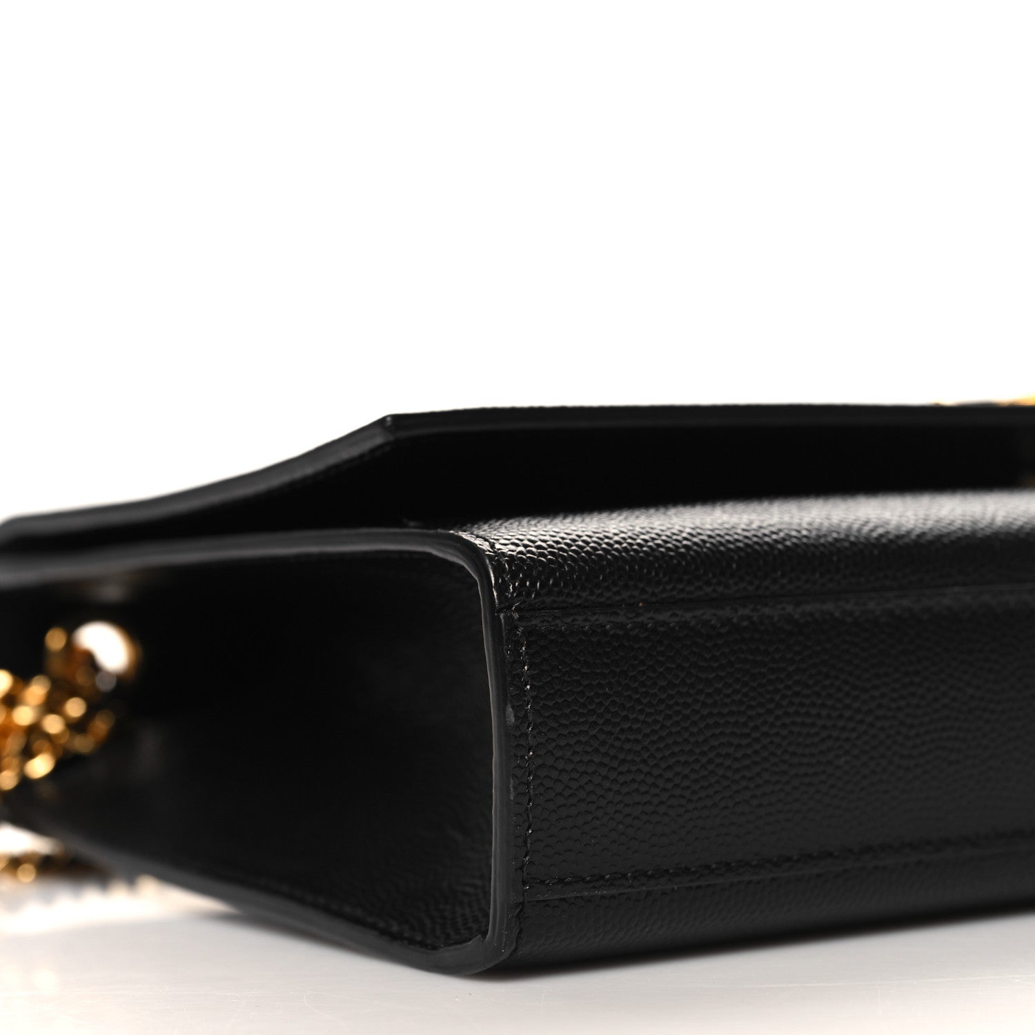 Saint Laurent Grain De Poudre Medium Classic Monogram Kate Satchel Black 8 of 9