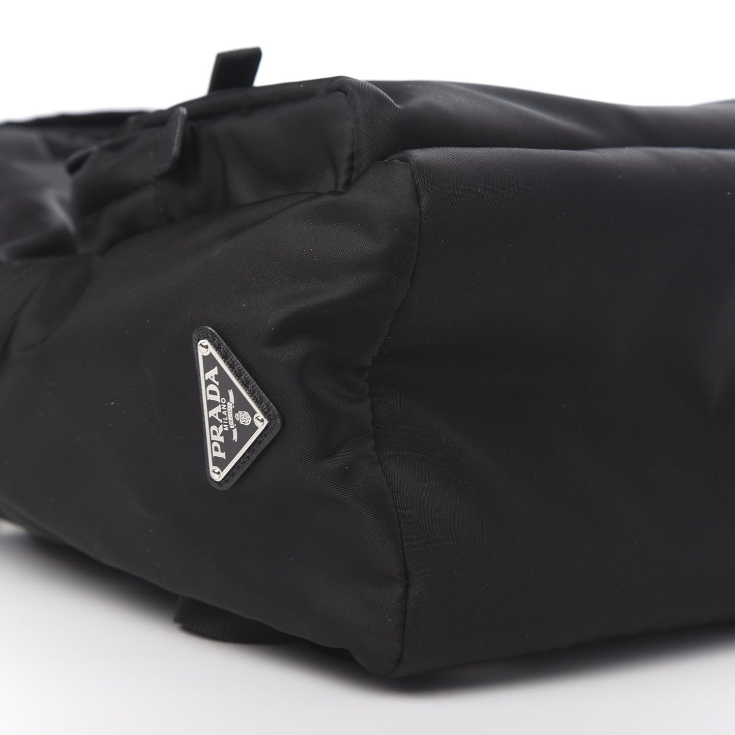 Tessuto Nylon Saffiano Day Backpack Black