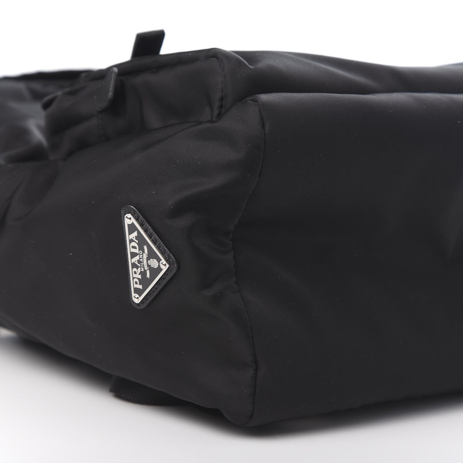 Prada Tessuto Nylon Saffiano Day Backpack Black 6 of 8