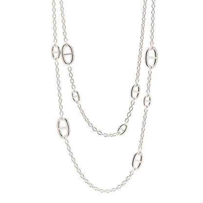 Hermes Sterling Silver Farandole Necklace 120 1 of 6