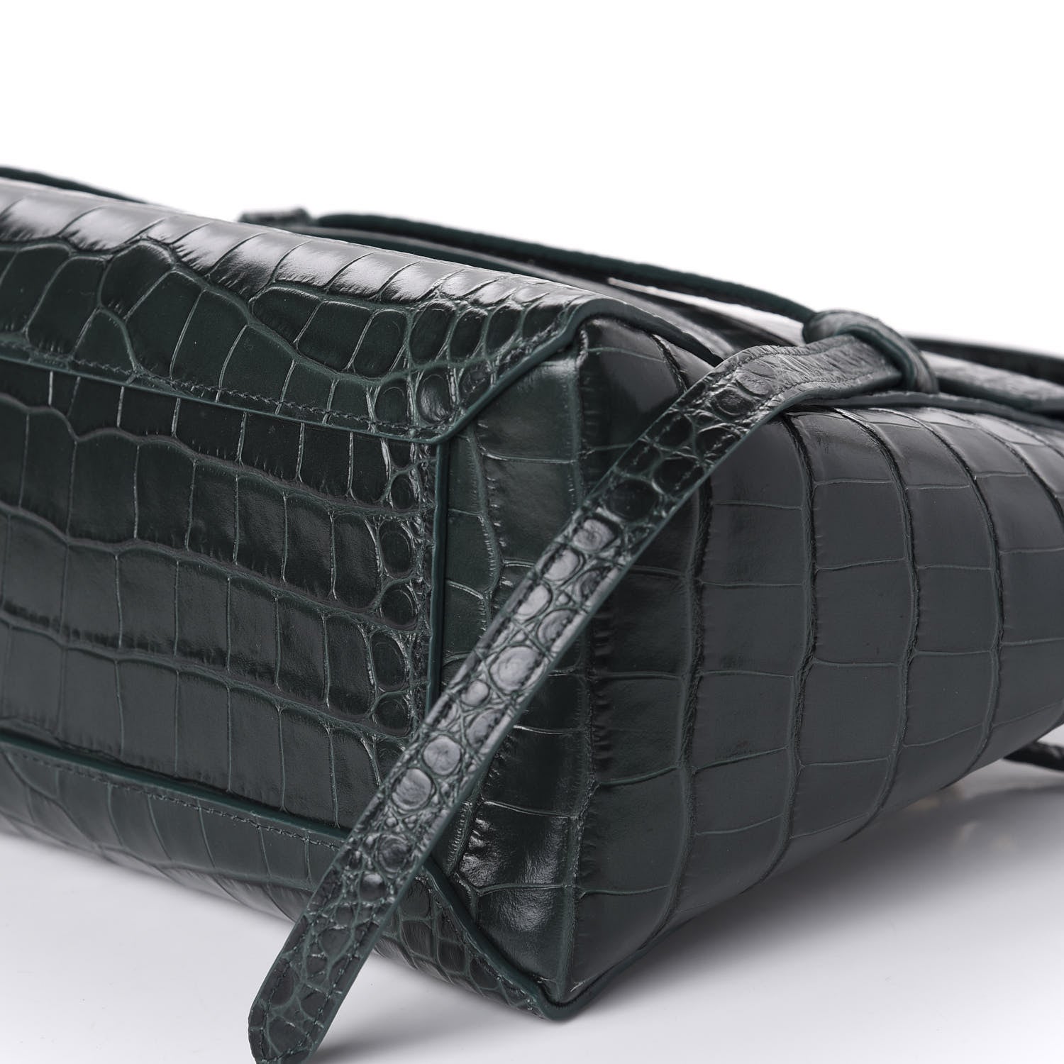Celine Calfskin Crocodile Embossed Micro Belt Bag Amazone 7 of 9