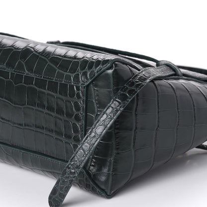 Celine Calfskin Crocodile Embossed Micro Belt Bag Amazone 7 of 9