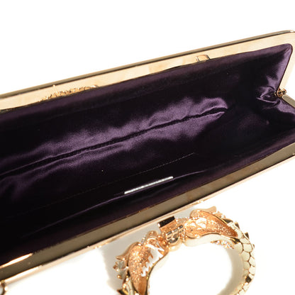 Gucci Python Tom Ford Dragon Clutch Silver 5 of 7