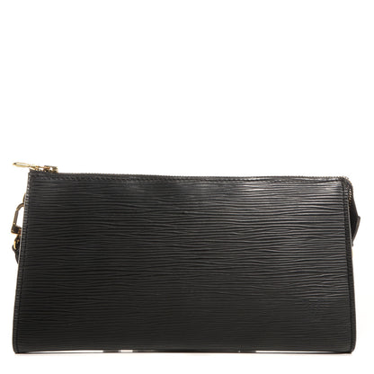 Louis Vuitton Epi Pochette Accessories 24 Black 1 of 7