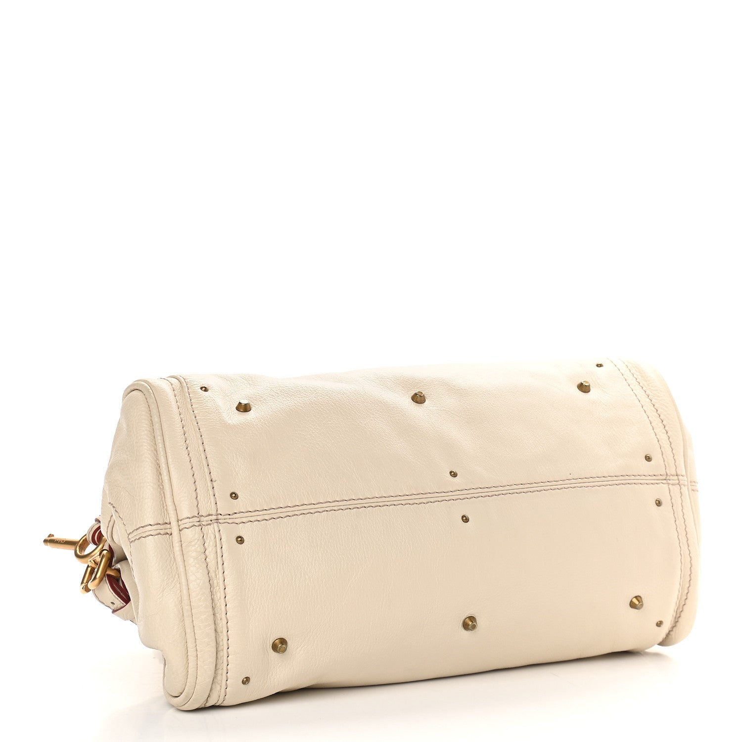 Chloe Calfskin Medium Paddington Satchel Off White 4 of 9
