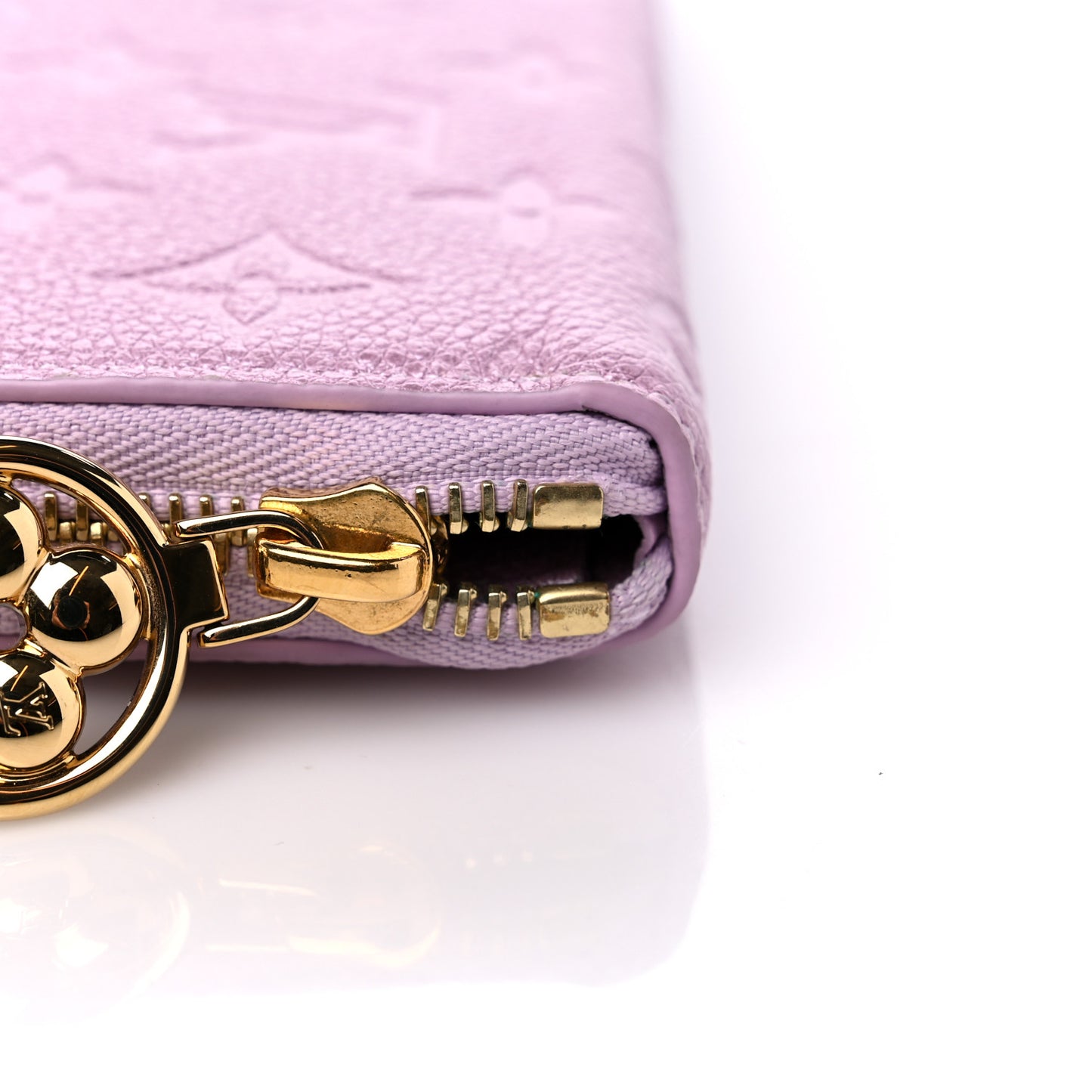 Metallic Empreinte Clemence Wallet Pearly Lilac