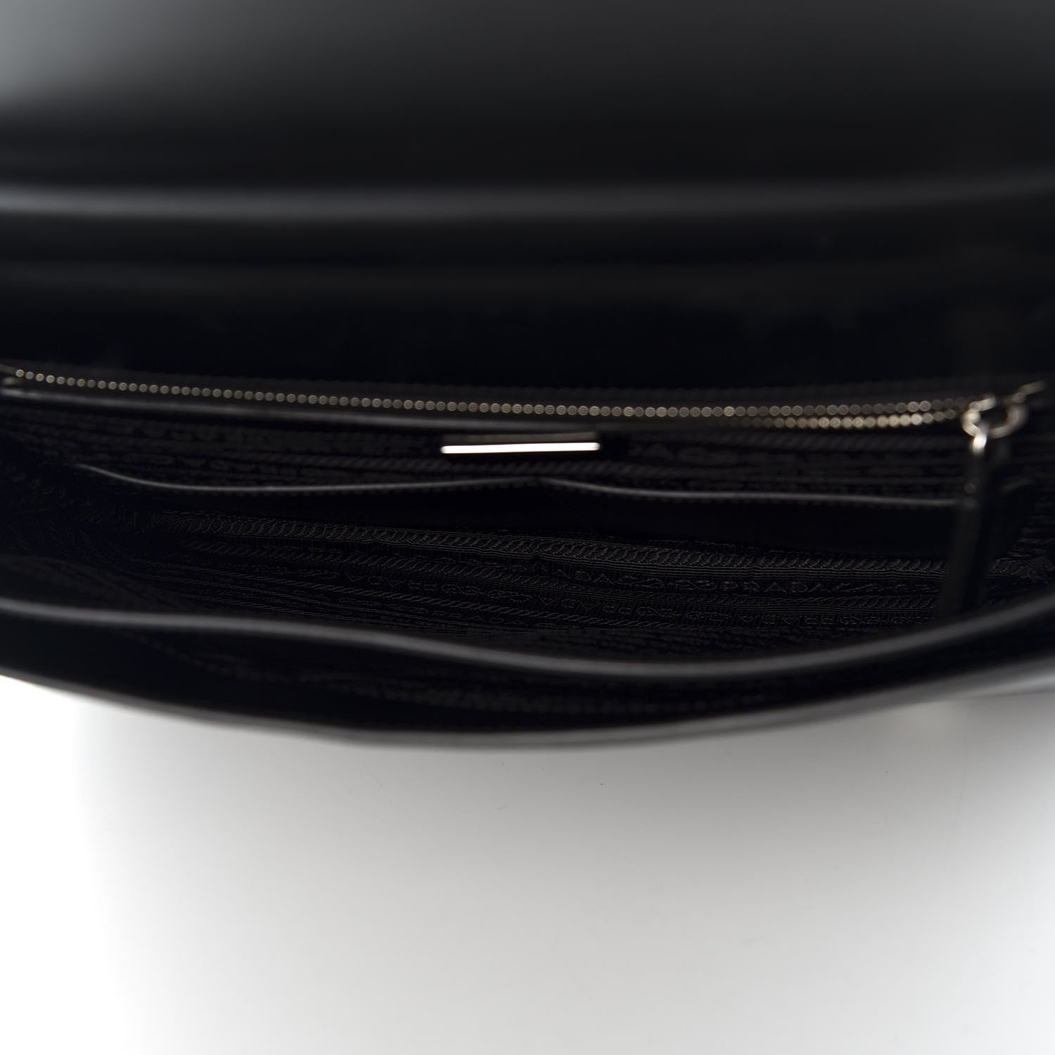 Prada Saffiano Travel Briefcase Black 4 of 9