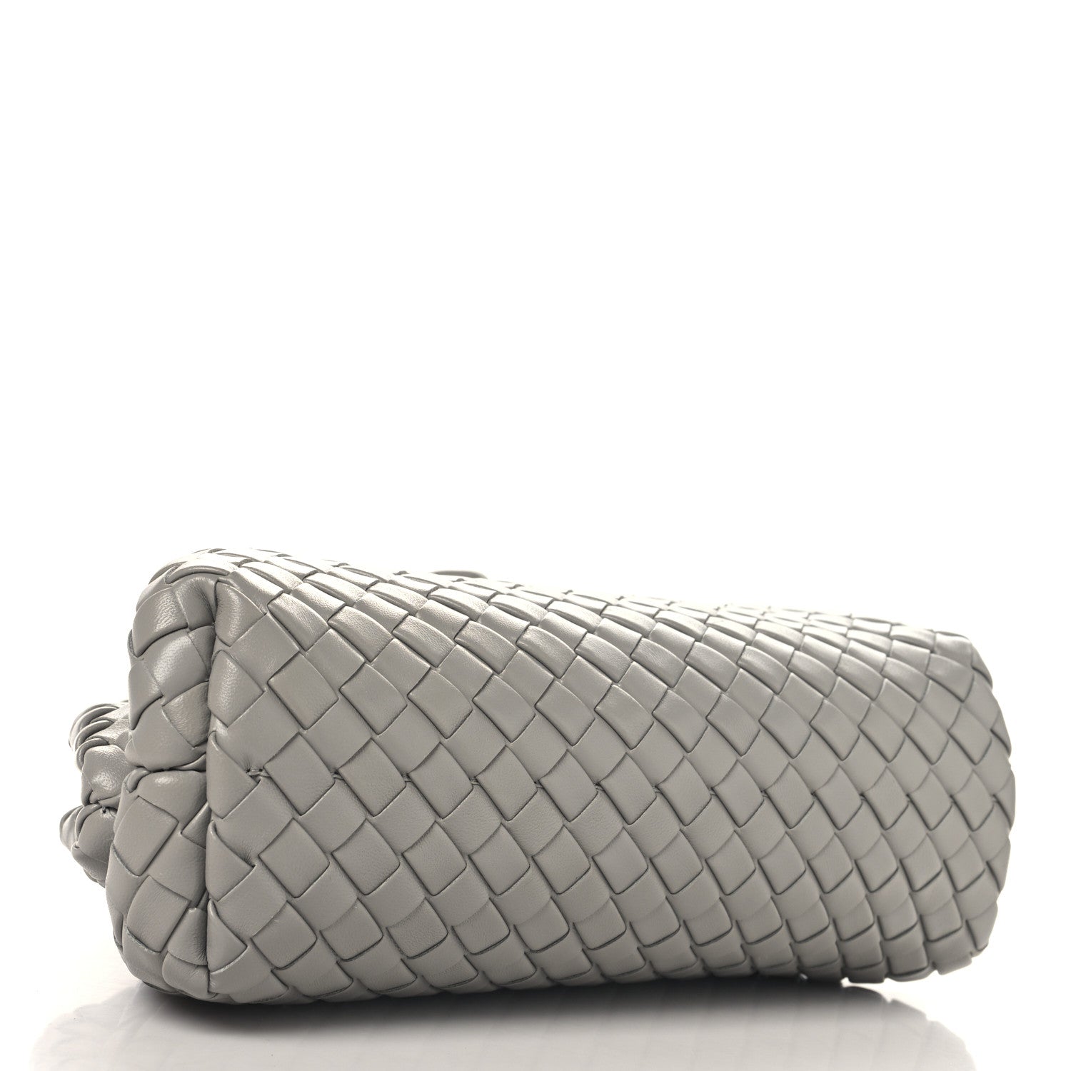 Bottega Veneta Nappa Intrecciato Small The Lauren 1980 Clutch With Chain Sterling 4 of 9