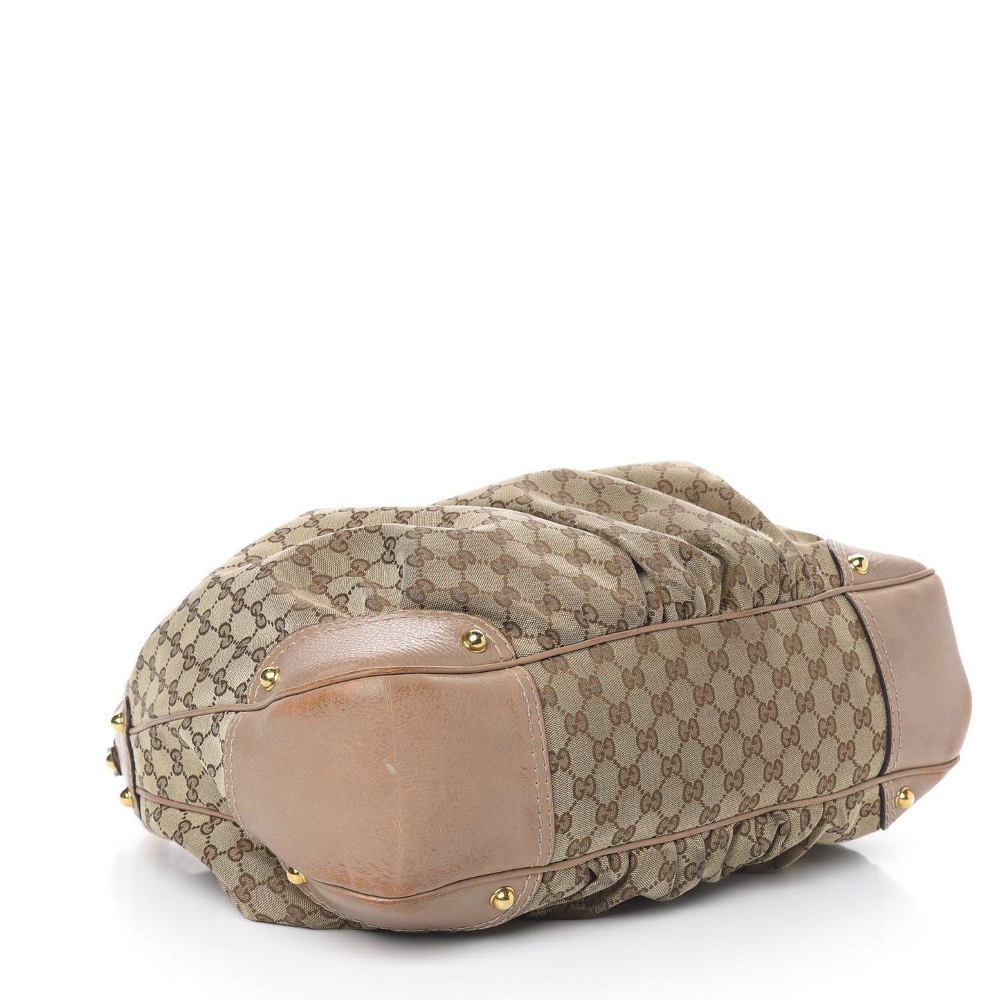 Monogram Large Jockey Hobo Beige