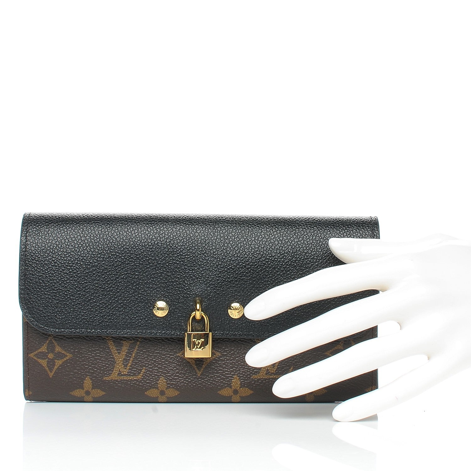 Louis Vuitton Monogram Venus Wallet Black 2 of 8