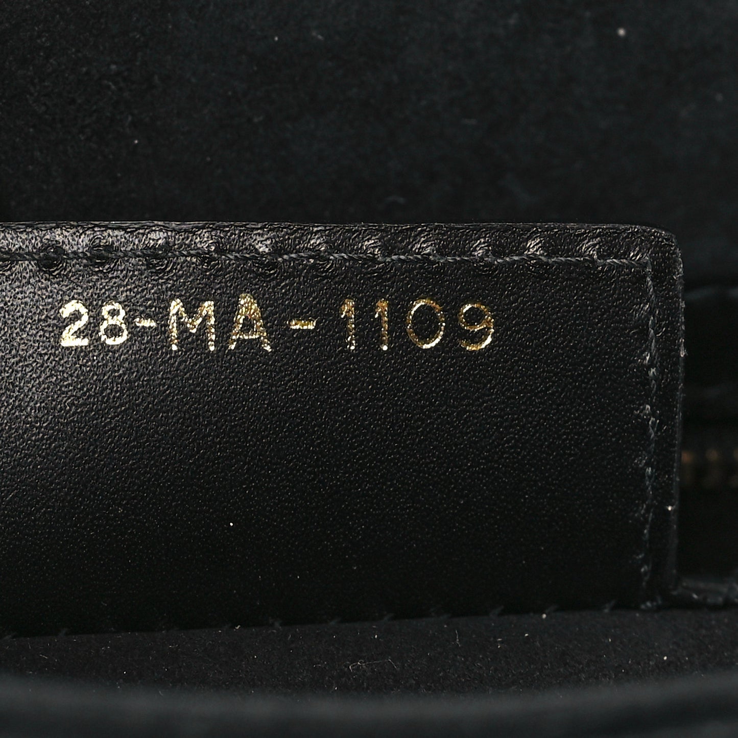 Calfskin Saddle Bag Black