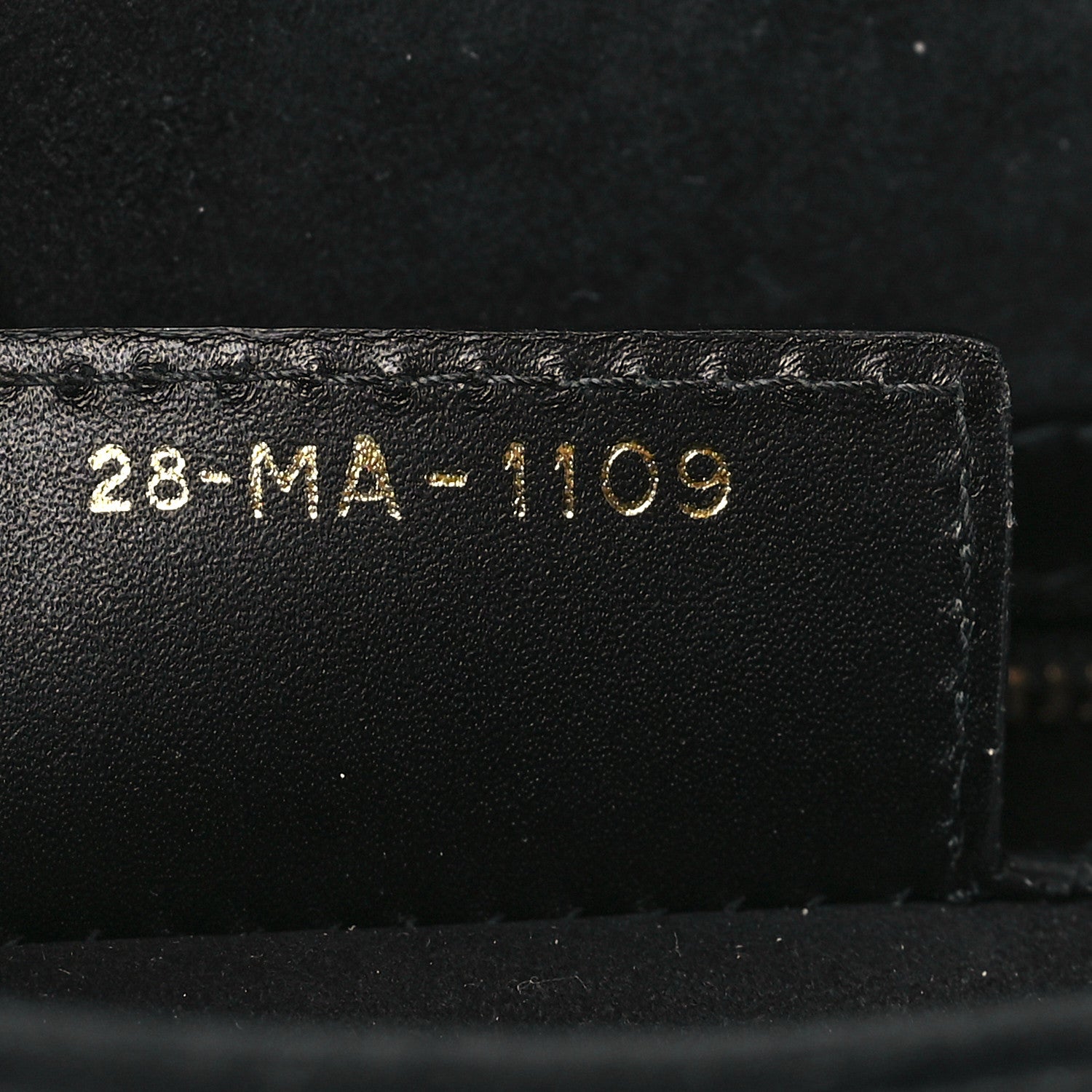 Christian Dior Calfskin Saddle Bag Black 7 of 10