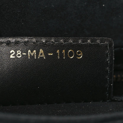 Christian Dior Calfskin Saddle Bag Black 7 of 10