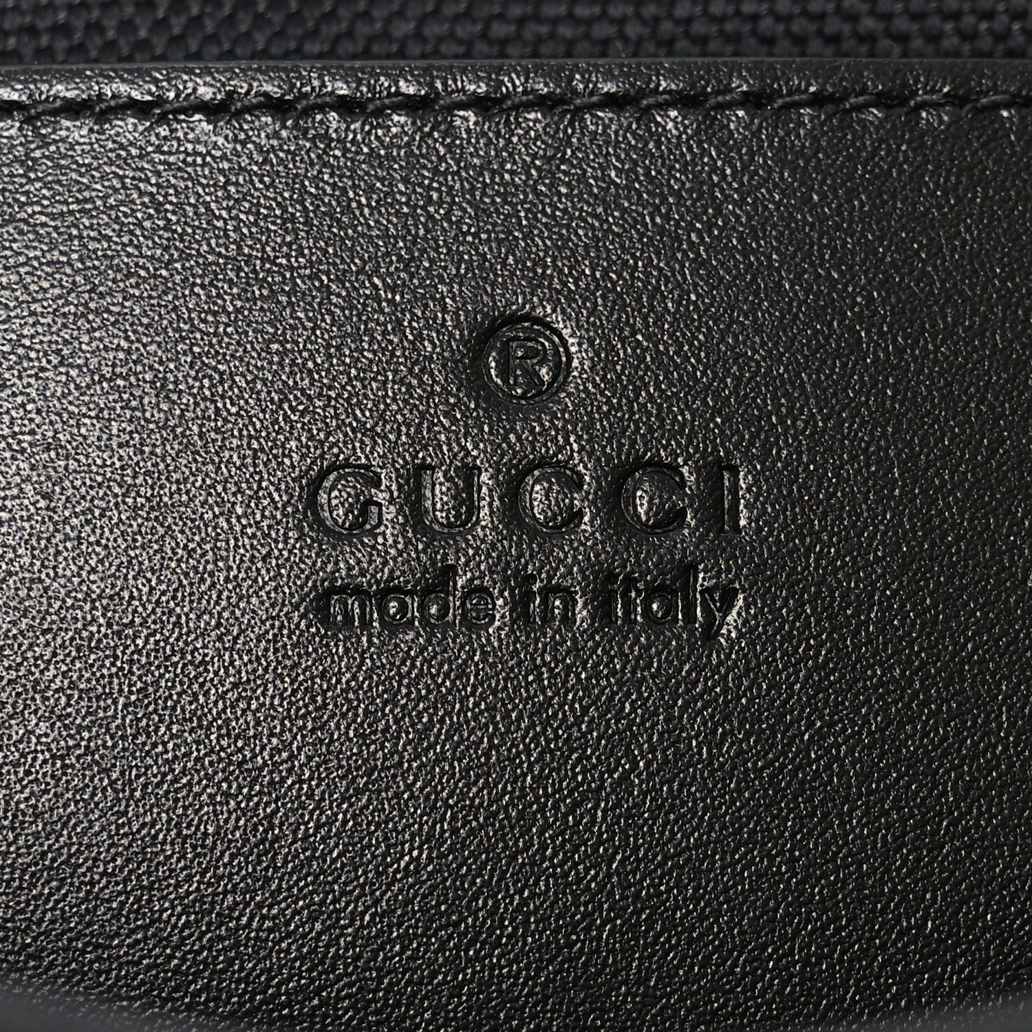 Gucci GG Calfskin Embossed Emblem Arabella Bag Black 6 of 10