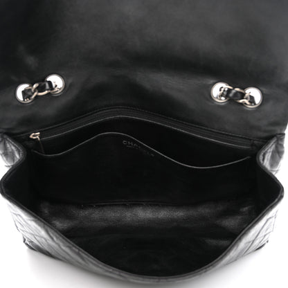 Chanel Washed Lambskin Quilted Jumbo Hybrid Reissue Flap Black 5 of 9