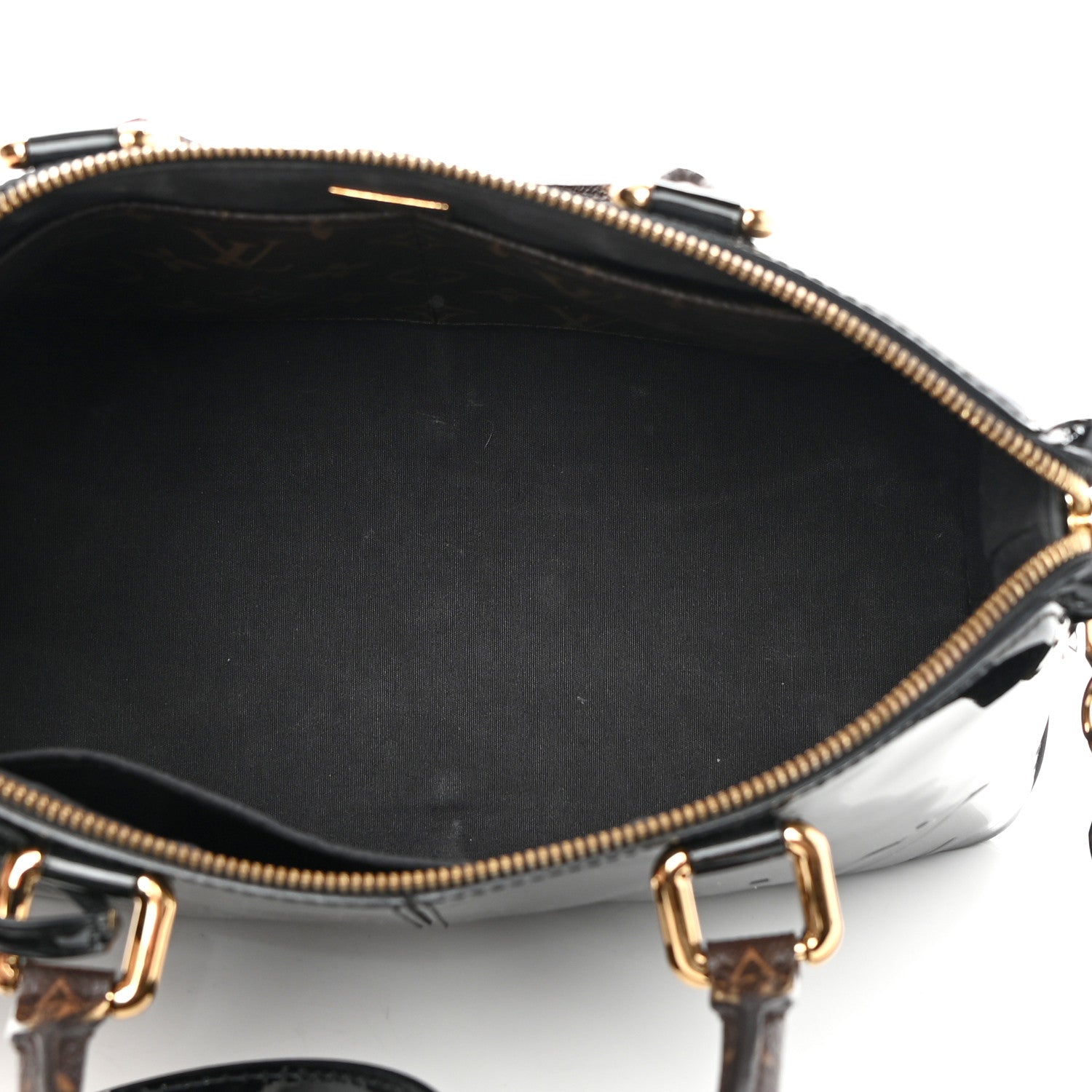 Louis Vuitton Patent Calfskin Miroir Tote Black 7 of 16
