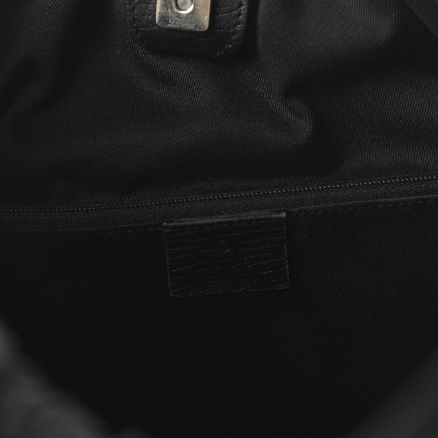 Monogram Hobo Black
