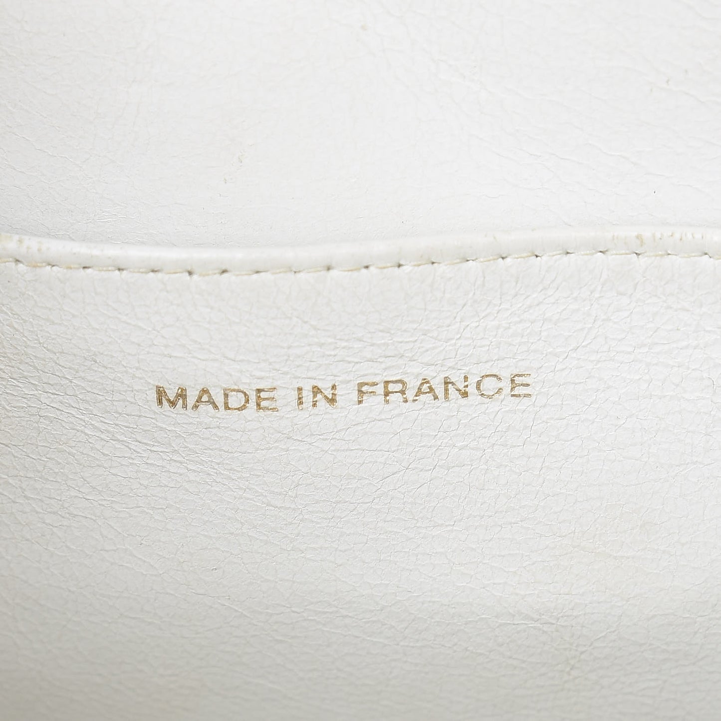 Caviar Quilted Medallion Tote White