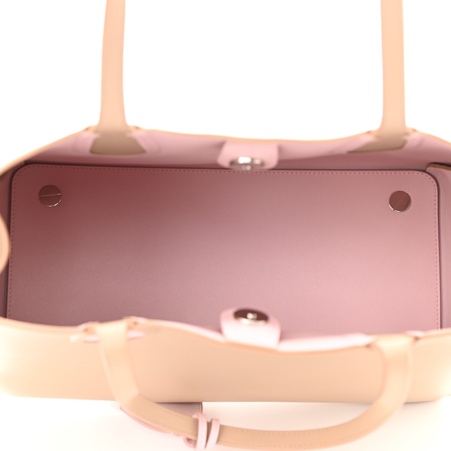 Christian Dior Calfskin Small Addict Shopping Tote Beige Pink 4 of 7