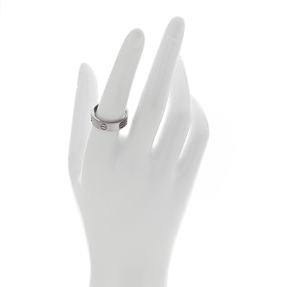 Cartier 18K White Gold 5.5mm LOVE Ring 56 7.75 2 of 4