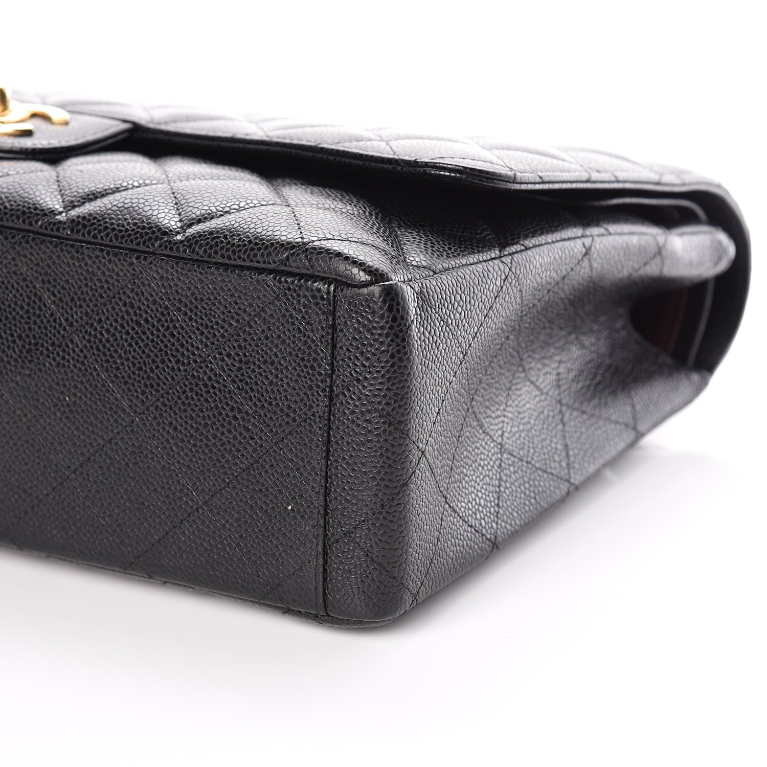 Chanel Caviar Quilted Maxi Double Flap Black 6 of 9