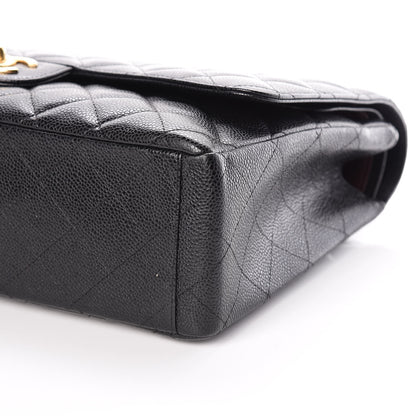 Chanel Caviar Quilted Maxi Double Flap Black 6 of 9