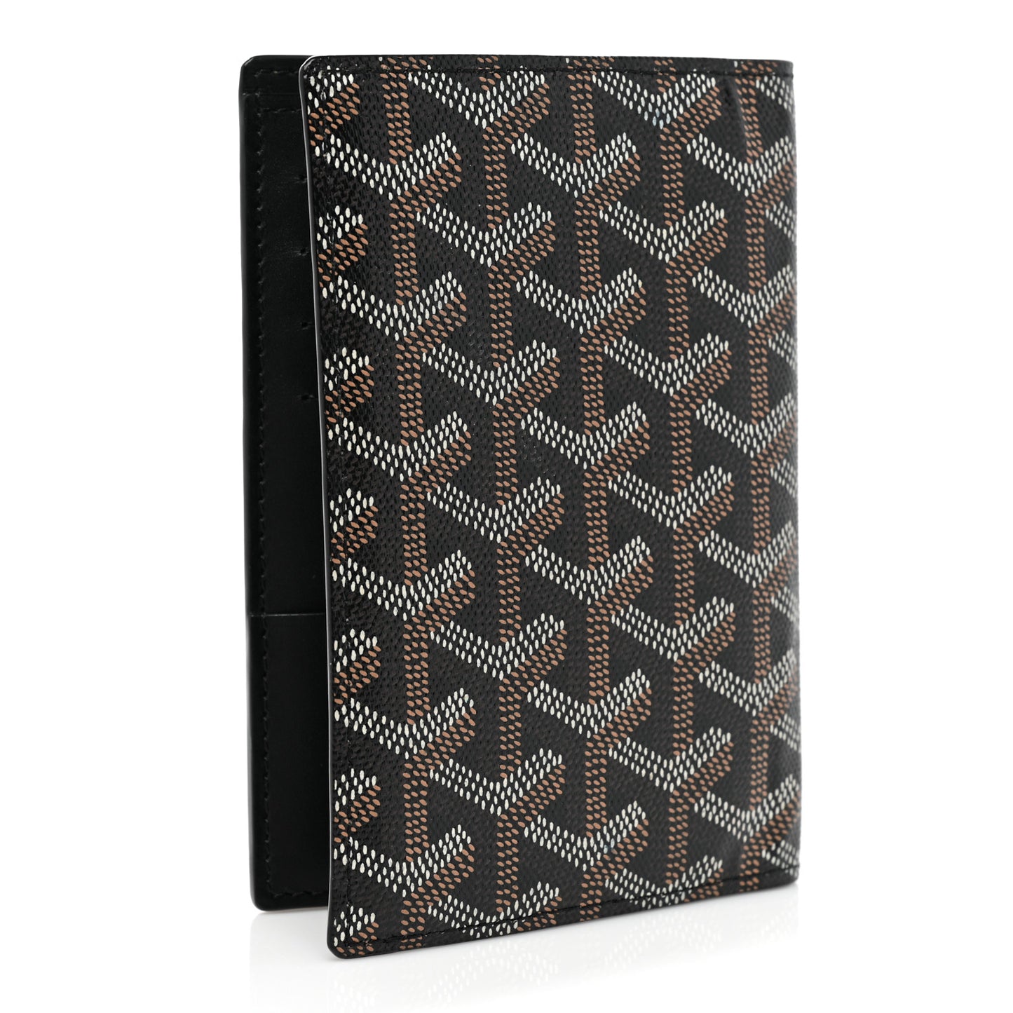 Goyardine Passport Wallet Black