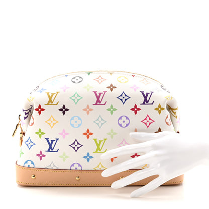 Louis Vuitton LV x TM Monogram Multicolor Cosmetic Pouch GM White 2 of 7