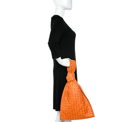 Bottega Veneta Nappa Intrecciato BV Twist Orange 2 of 14