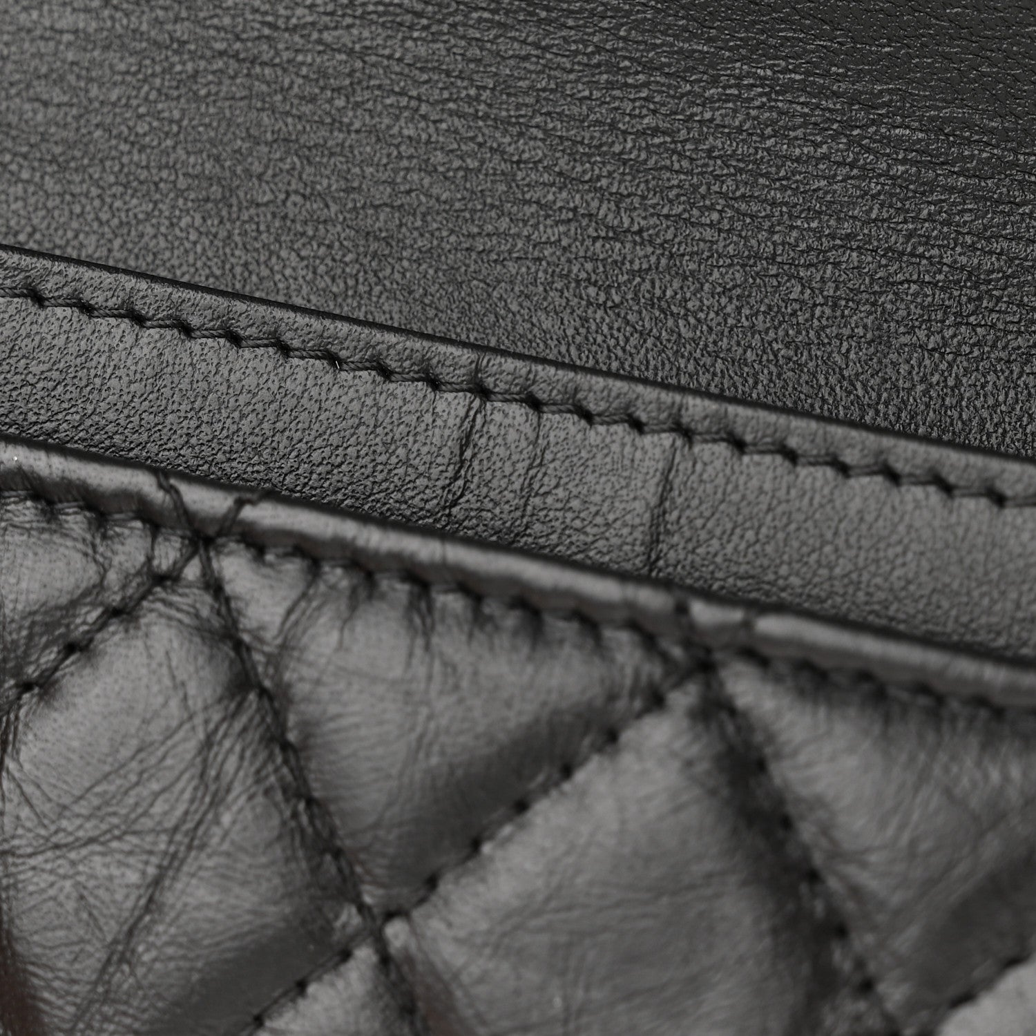 Chanel Aged Calfskin Quilted Reissue Flap Card Holder So Black 9 of 12