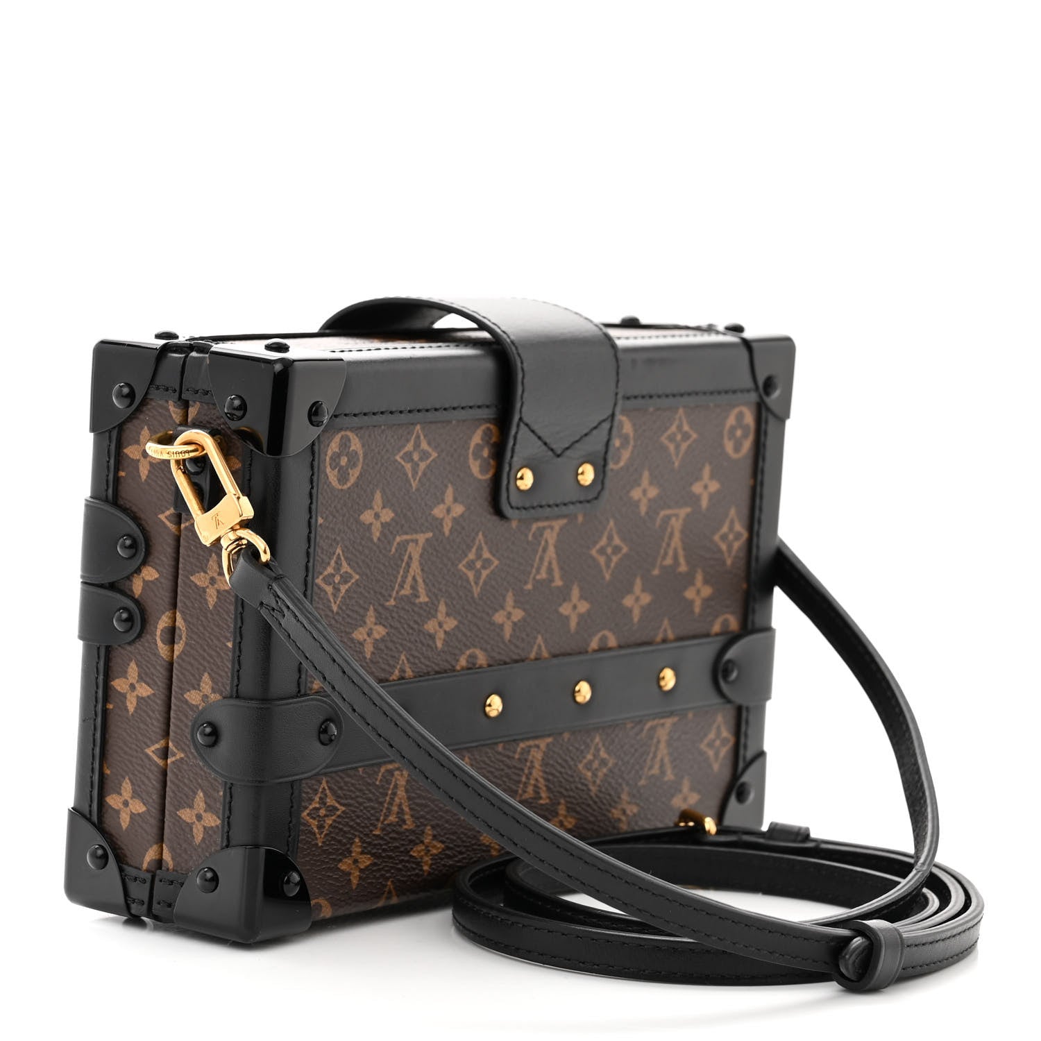 Louis Vuitton LOUIS VUITTON Monogram Petite Malle Black 3 of 9