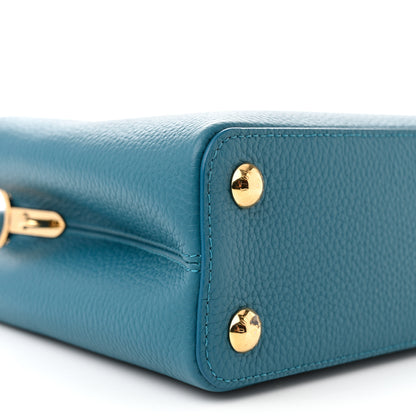 Louis Vuitton Taurillon Snakeskin Capucines BB Mallard 8 of 10
