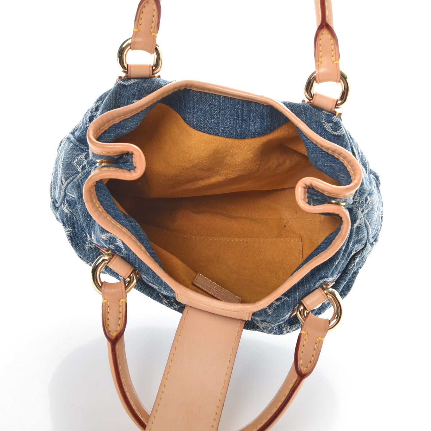 Monogram Denim Pleaty Blue