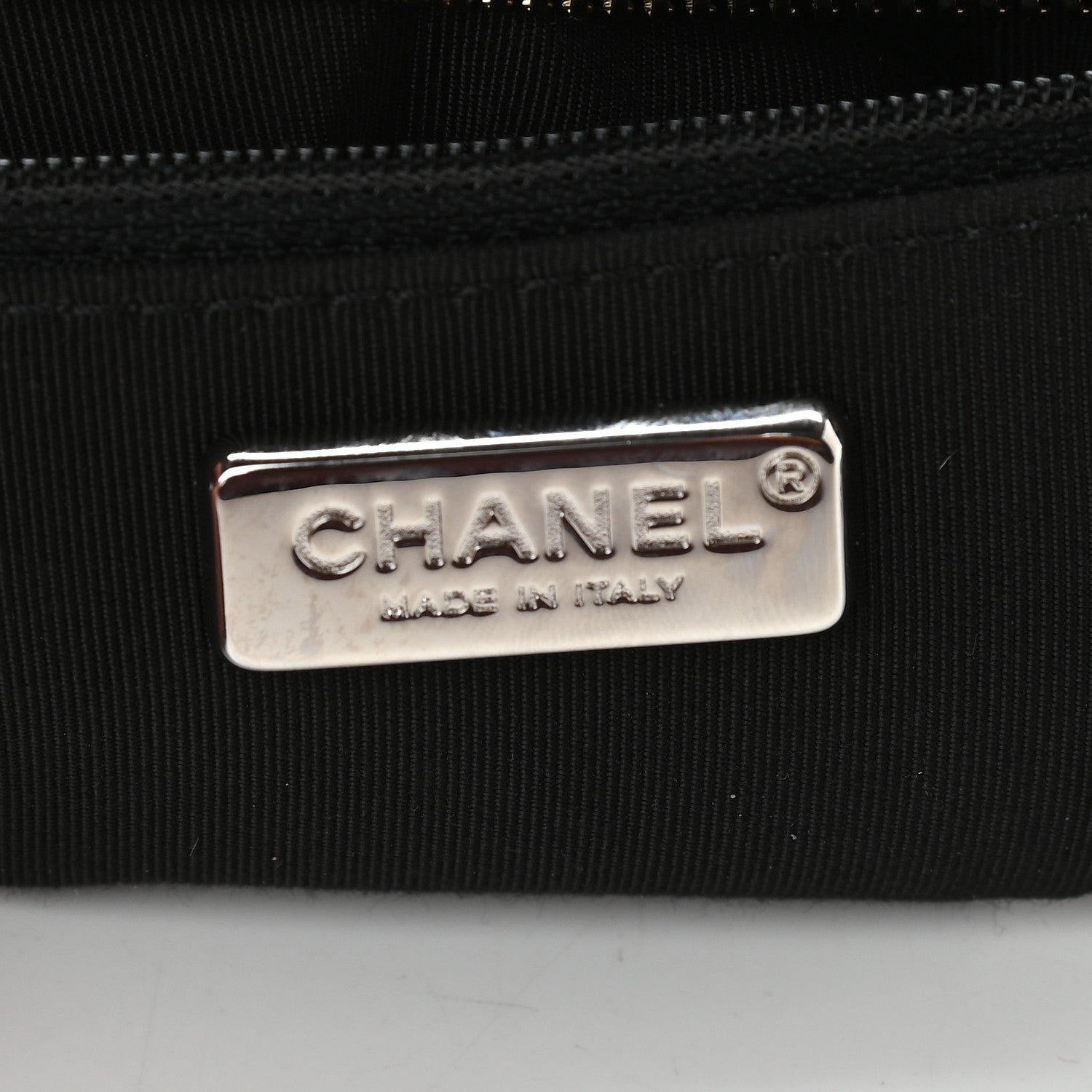 Chanel Tweed Calfskin Quilted Small Gabrielle Hobo Black Gold 8 of 9