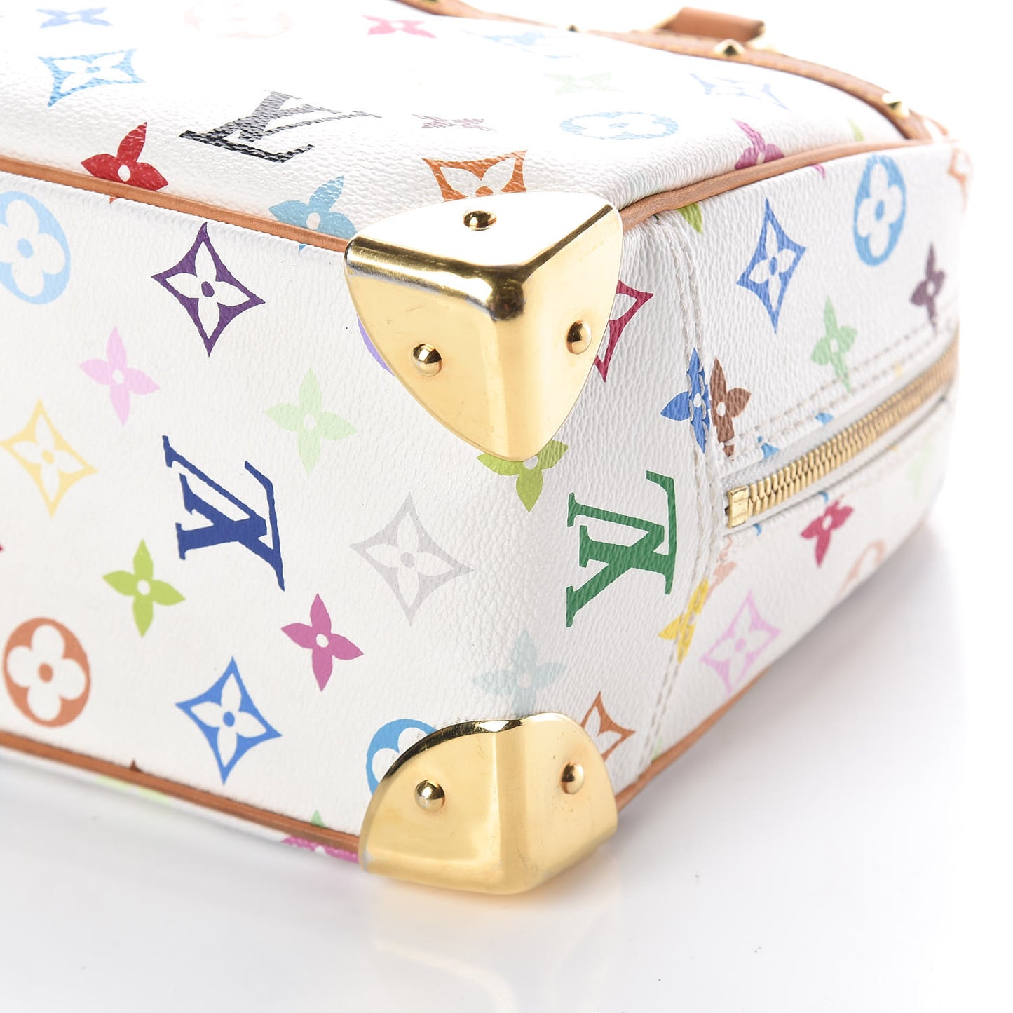 Monogram Multicolor Trouville White
