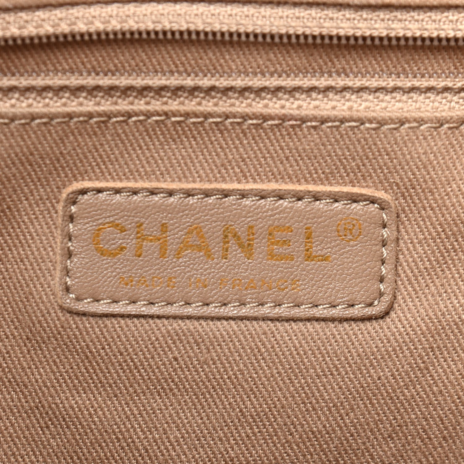 Chanel Crumpled Grained Calfskin Large Coco Pleats Tote Beige 6 of 9