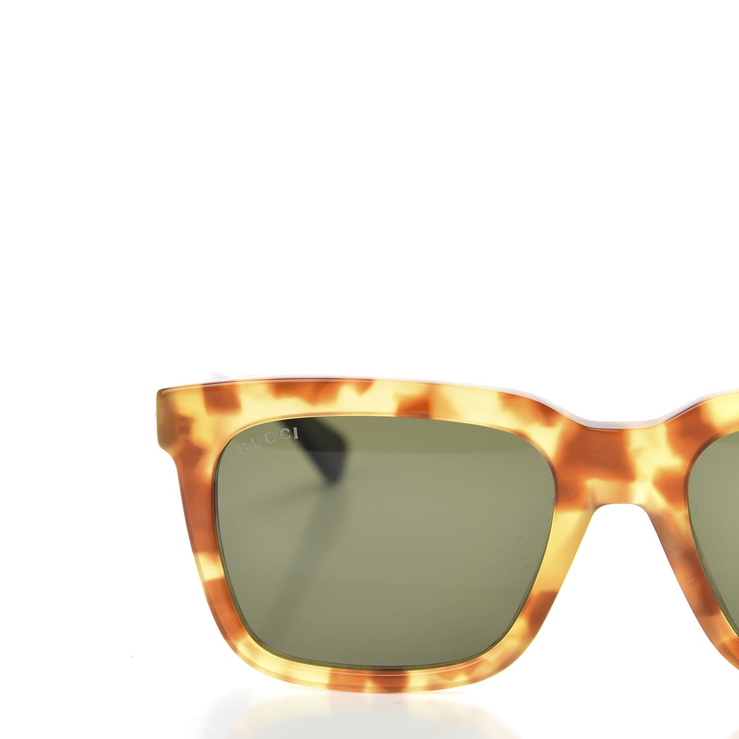 Gucci Acetate Square Frame Sunglasses GG0267S Havana 7 of 8